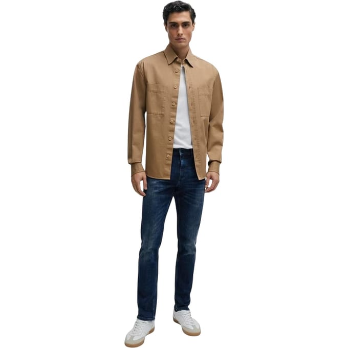 Boss Heren Charleston Denim 5 Pocket Slim Jeans (Navy)