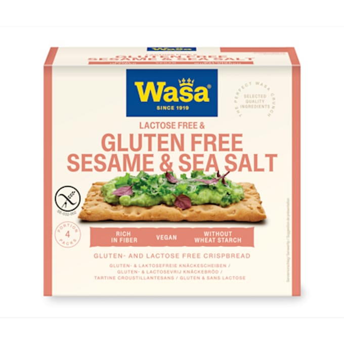 Knackebrot sesam gluten & lactosevrij
