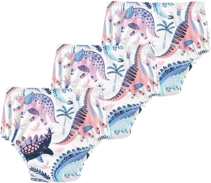 Jongens Ondergoed - Training Slips - Zindelijkheidstraining - Lekvrije Laag - Maat 4 - Dinosaurus Print