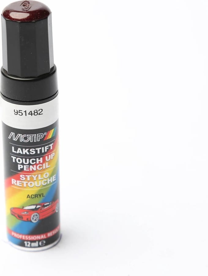 Motip 951482 - Auto lakstift - Rood Metallic - 12 ml