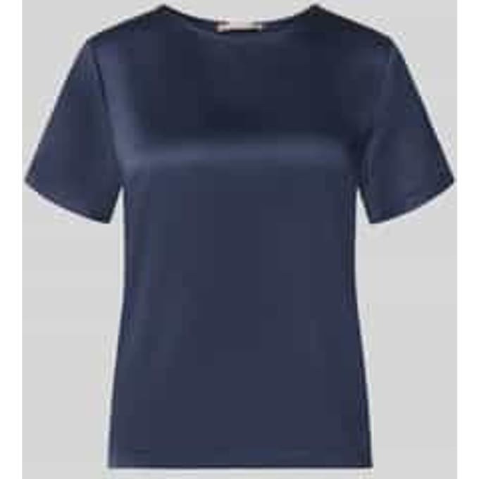 regular fit blouse van satijn