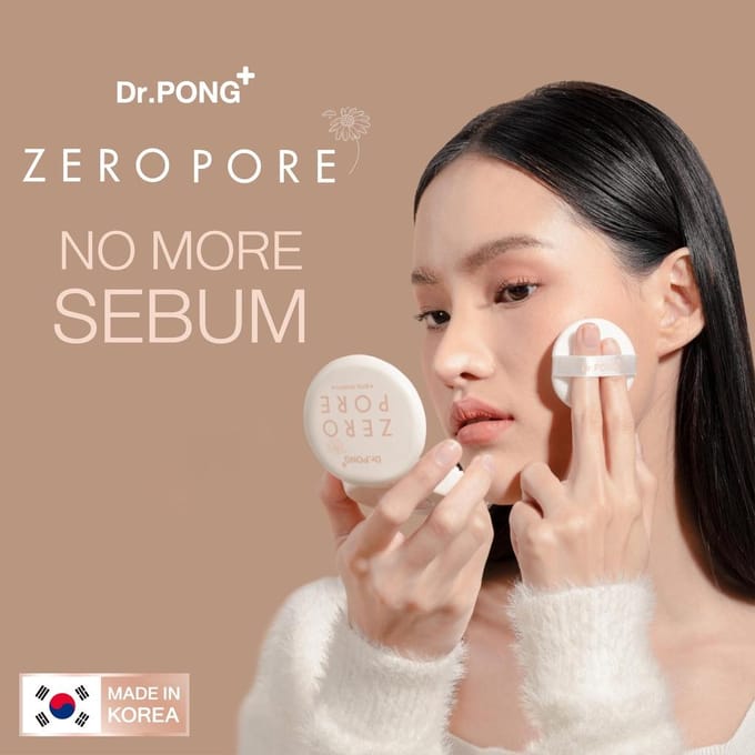 Dr.PONG+ ZERO PORE Blurring K-poeder 9 g. (GEMAAKT IN KOREA) Nr. 21, 23, 33 33 Classic Sand