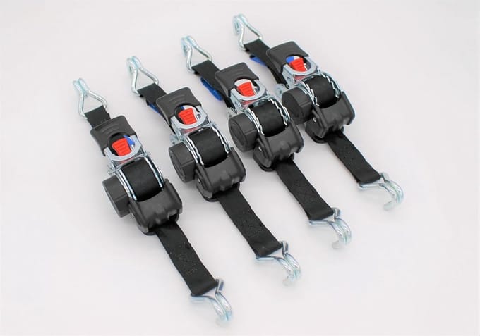 Automatische Sjorriem Spanriem 1,8 m x 25 mm - 300/600 daN
