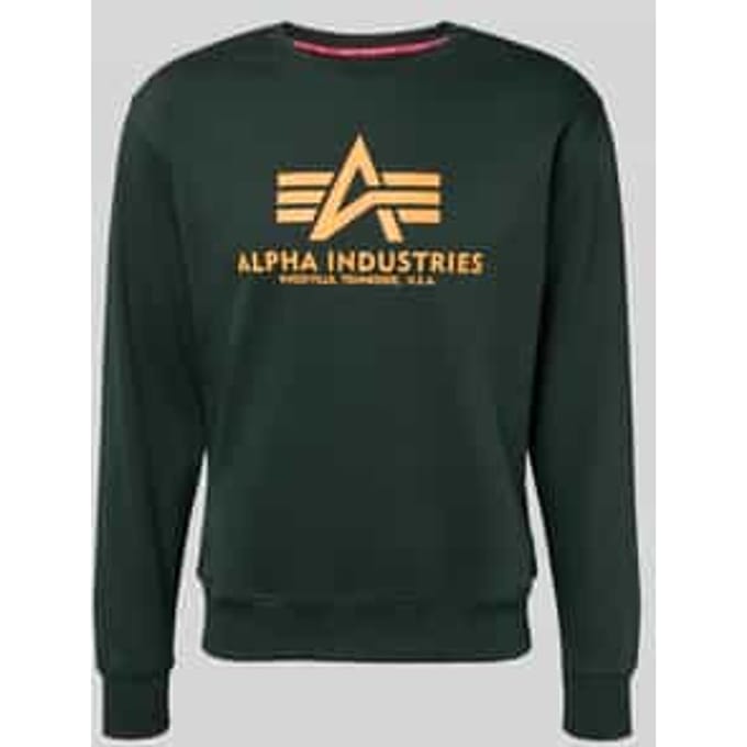 Regular fit sweatshirt met logoprint