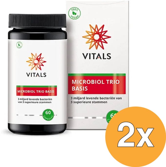 2x Vitals Microbiol Trio Basis (60 capsules)