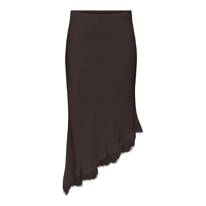 ONLY - ONLFARAYA SATIN LACE SKIRT WVN Dames Rok