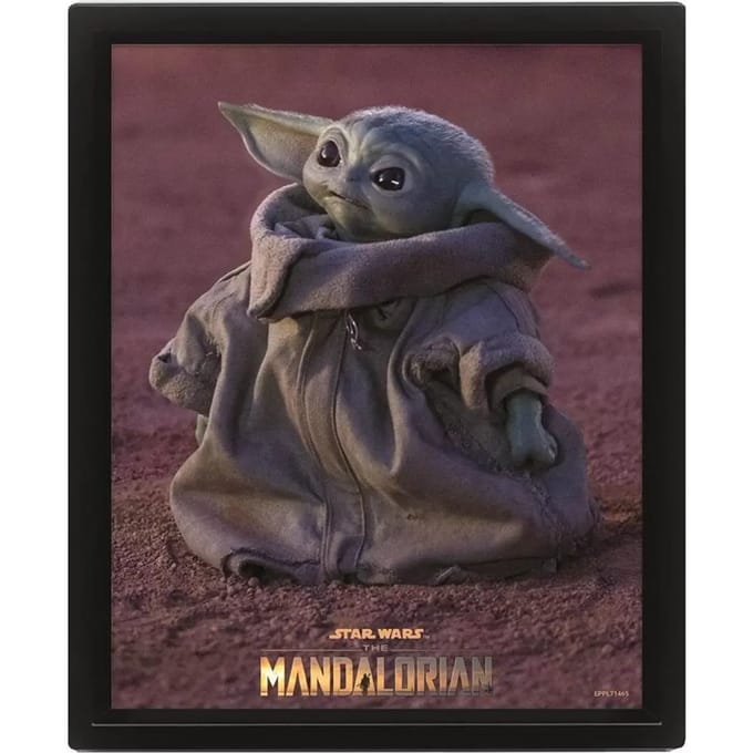 STAR WARS - The Mandalorian Grogu - 3D Lenticular Poster 26x20cm