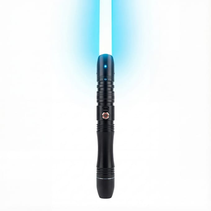JAXY XRGB3.0 Lightsaber - "Basic" - Aluminium Lichtzwaard met App & Bluetooth - Heavy Dueling & Smooth Swing - 12W - Zwart