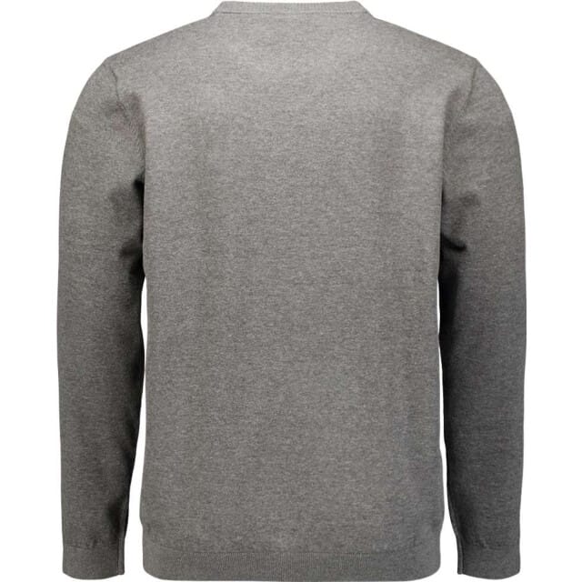 No Excess Pullover crewneck 2 coloured melang grey melange