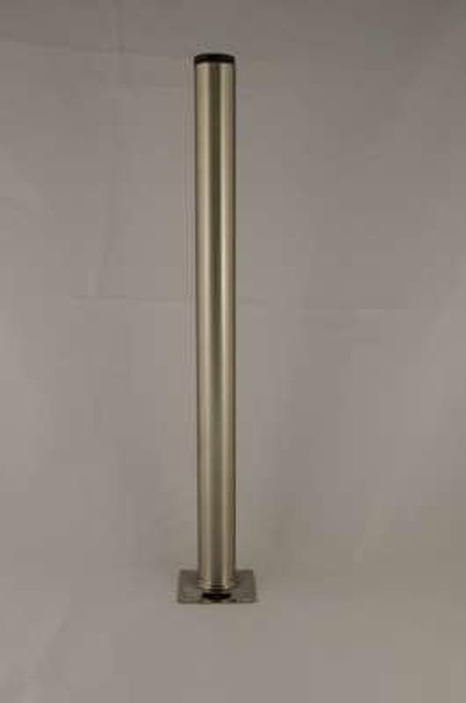 meubelpoot rond 10x3cm rvs