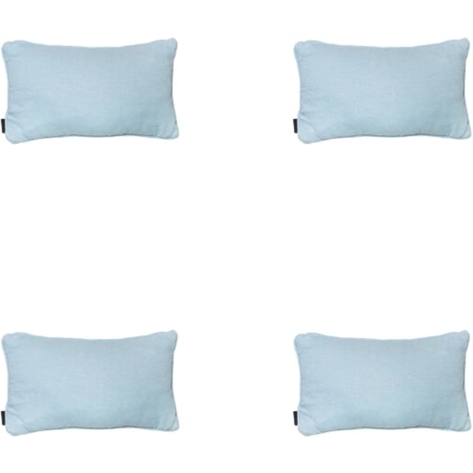 Madison - Sierkussen Napels azure - Ca. 30x50 cm - Set van 4