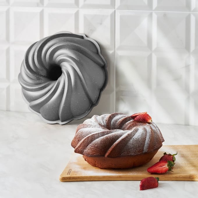 Karaca Cake Pro Pare - Gietijzeren Bakvorm – 400°C Hittebestendig - 24 cm – Antraciet