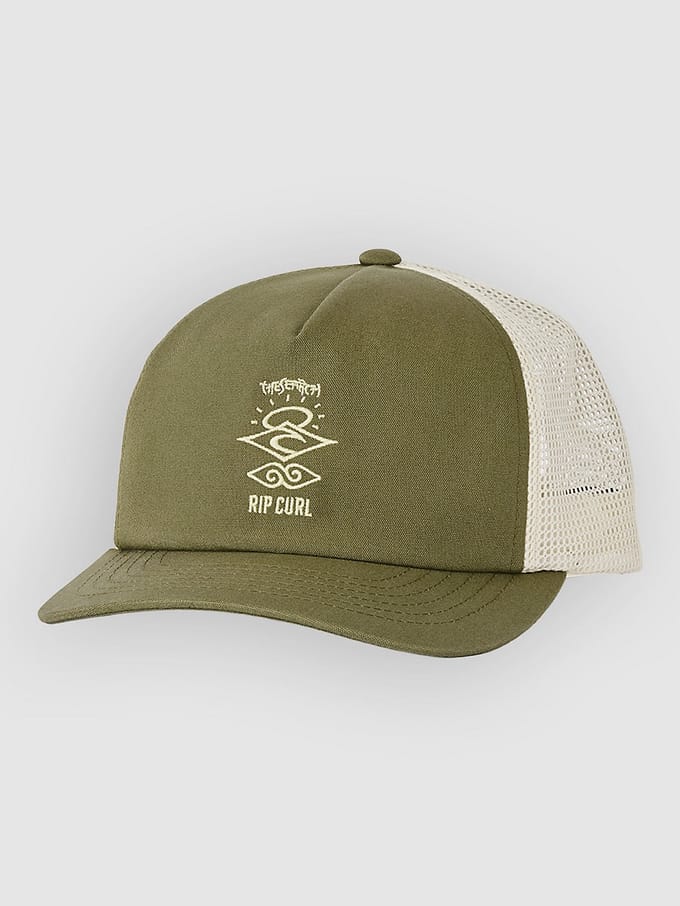 Rip Curl Search Icon Canvas Trucker - Dark Olive