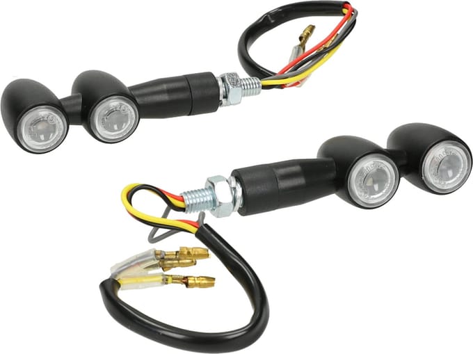 Tun’R knipperlichtset Duo zwart achterzijde (met remlicht)