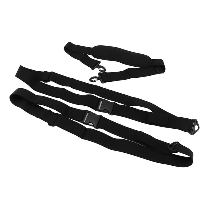 Kayak Draagriem Verstelbaar Nylon Multifunctionele Paddleboard Drager voor Surfboards Longboards Kano black