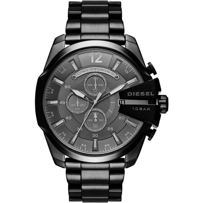 DIESEL Mega Chief XL Chronograph Staal 52 mm | DZ4355