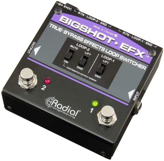 Radial BigShot EFX - Signaal splitter & router - Zwart