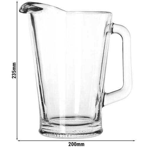Libbey Schenkkan Set - Glazen Karaffen - Transparant - 1,7 Liter - 6 Stuks