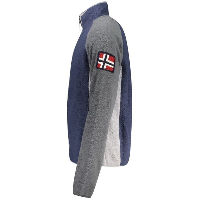 Noorwegen 1963 Blauwe Polyester Heren Sweatshirt