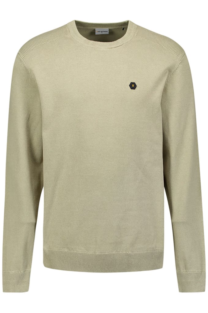 No Excess Pullover Crewneck Solid Knit Smoke Größe: M | Pullover Outlet | Herren