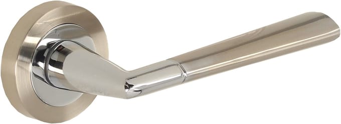 Gamet Basic Line - Deurklink - Chromen Afwerking - Geborsteld Nikkel