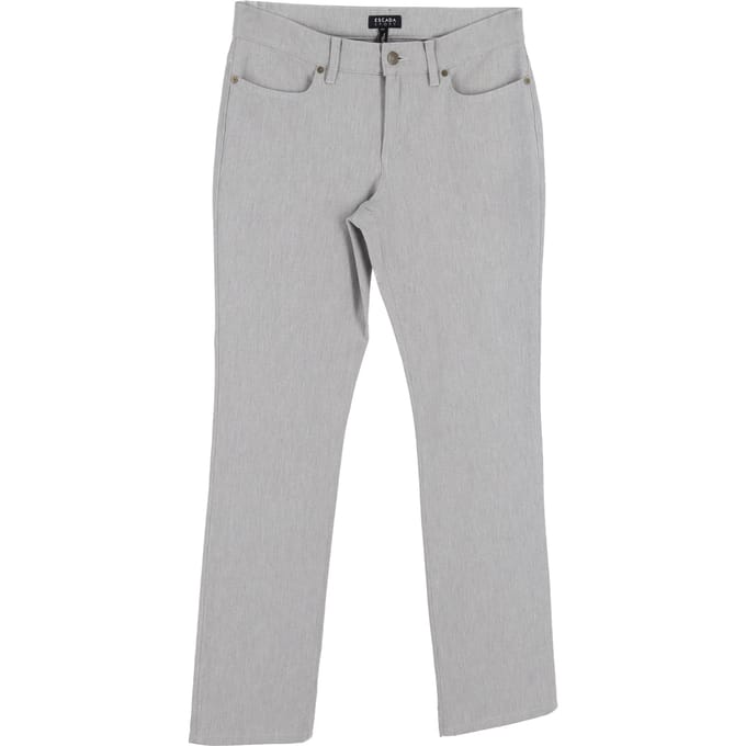Escada jeans met rechte pijpen in grijze katoenen denim