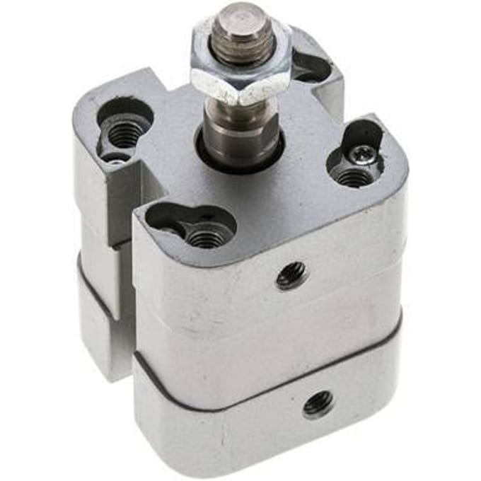 ISO 21287 Compacte Dubbelwerkende Cilinder 20-5mm - Magnetisch - Mannelijke Stang