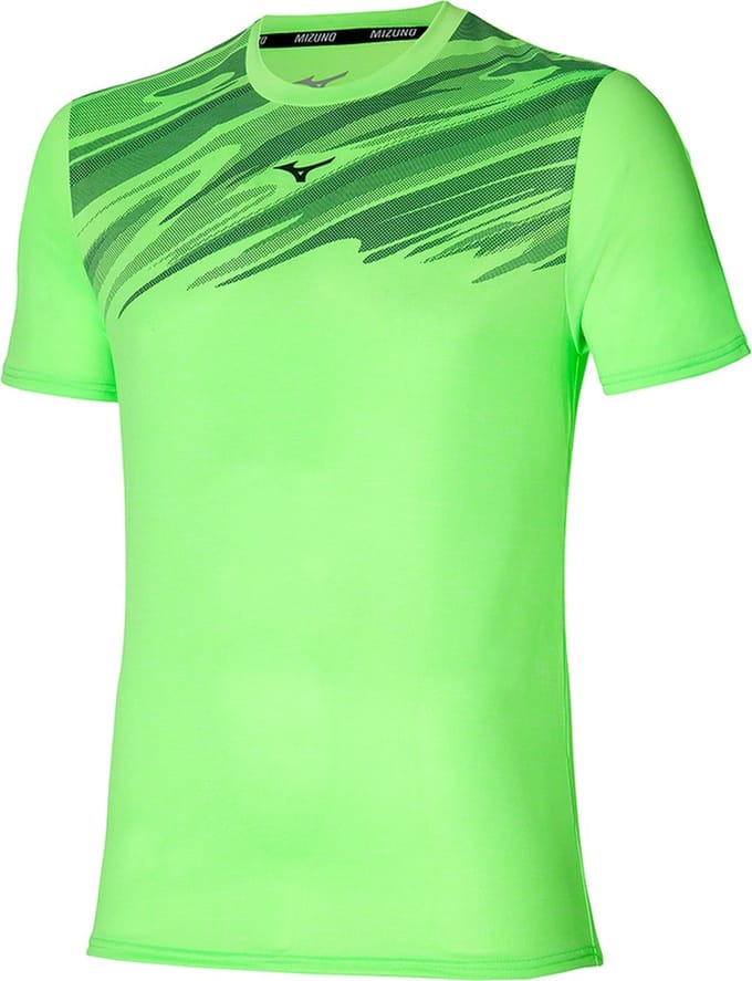 Mizuno Core Graphic Tee t shirt heren groen