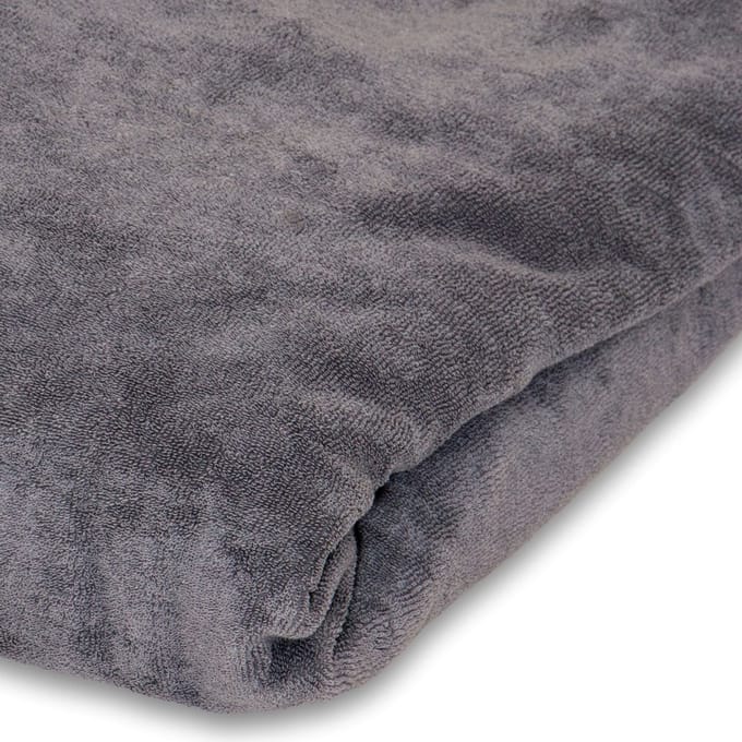 Badstof hoeslaken massagetafel - Grijs | Zonder uitsparing | Stretch