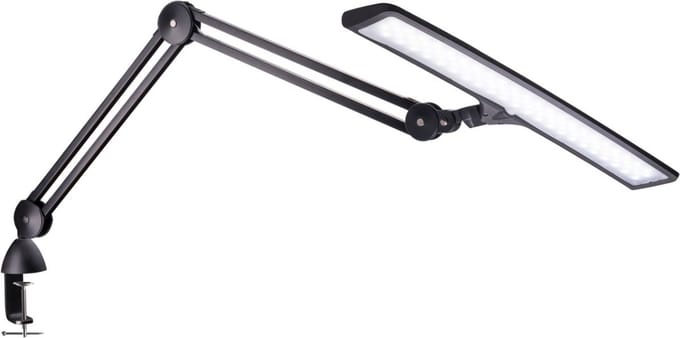 Daylight Lumi E35501 bureaulamp - dimbare led verlichiting - incl. tafelklem - Zwart