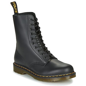 Dr. Martens 1490 Baskets Unisexe en Cuir Lisse Noir 10092001 36