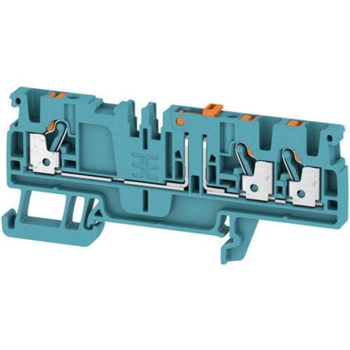 Weidmüller 1989840000 Doorgangsklem 5.1 mm Spanveer Blauw 50 stuk(s) Piece