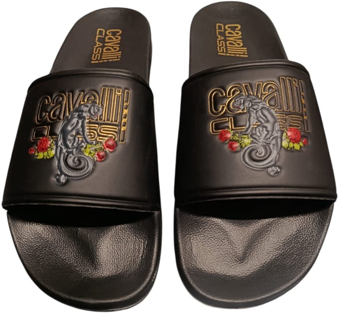 Cavalli class slippers sliders roberto cavali - maat 44/45 - badslippers