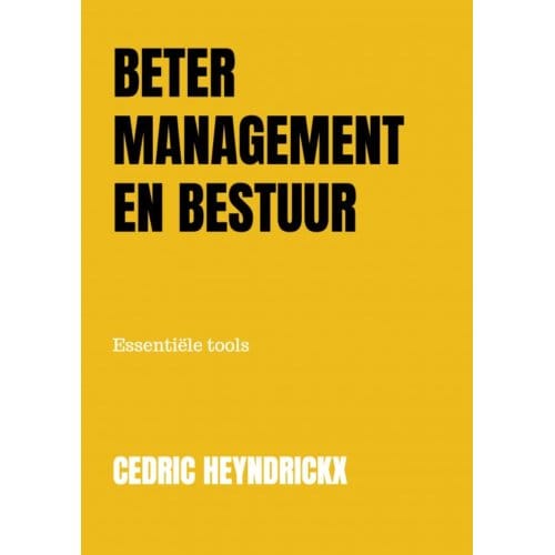 Beter Management En Bestuur - Cedric Heyndrickx