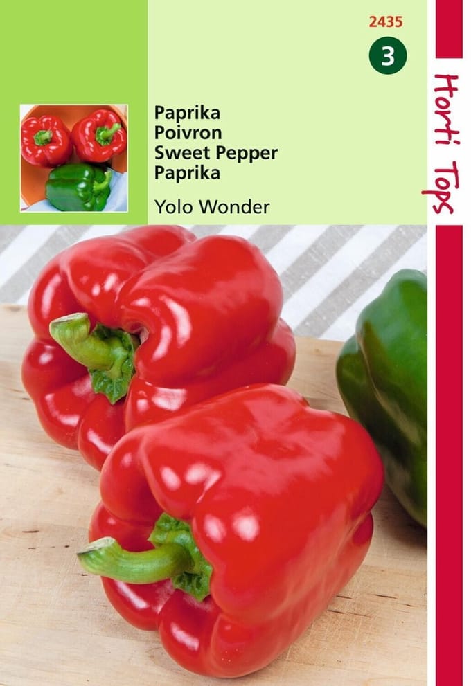 2 stuks Hortitops Paprika Yolo Wonder