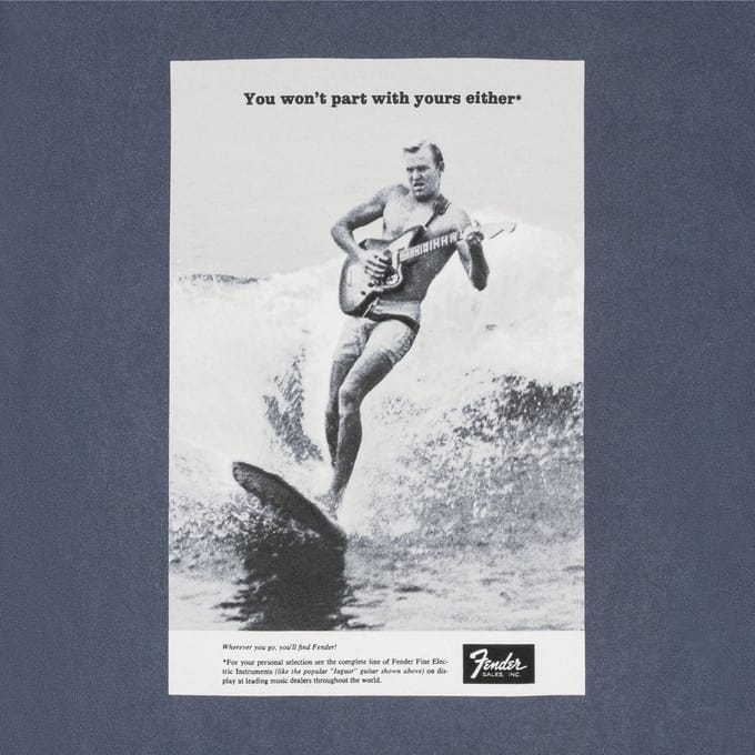 Fender Vintage Ad Surfer Tee XXL - T-Shirt