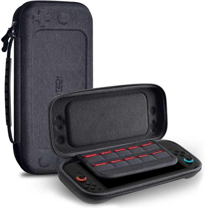 Tech-Protect Hardpouch Case Voor Nintendo Switch 2 Beschermende Ritsen