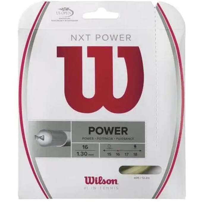 Wilson NXT Power Set Snaren 12,2m-Natuurlijke Kleuren