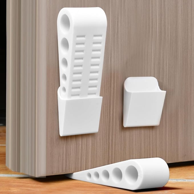 2-delige Antislip Deurstopper Wig voor Binnen en Buiten