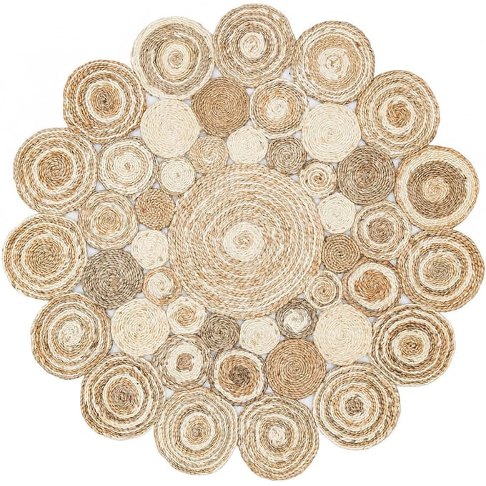 Vloerkleed Mariano rond jute | Conceptum Hypnosis