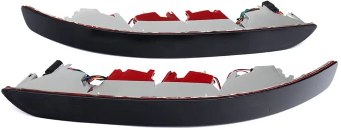 Remstoplamp Zyrell - Achterbumper Onderzijde - Voor Audi Q5 (2009-2017) - Gerookte Lens - Set van 2 - Auto Accessoires