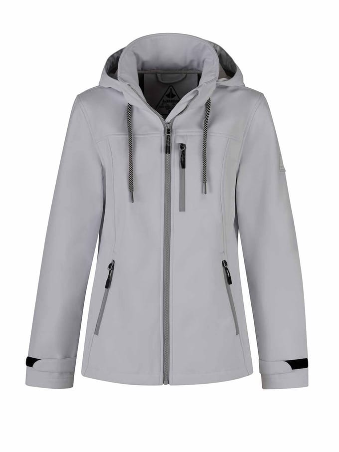 BJØRNSON Kaisa Softshell Tussenjas Dames - Winddicht - Maat 56 - Wit