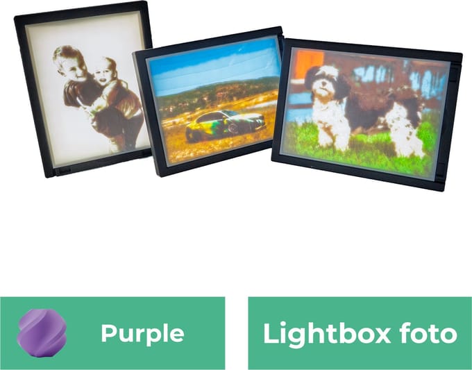 Lightbox foto - Paars
