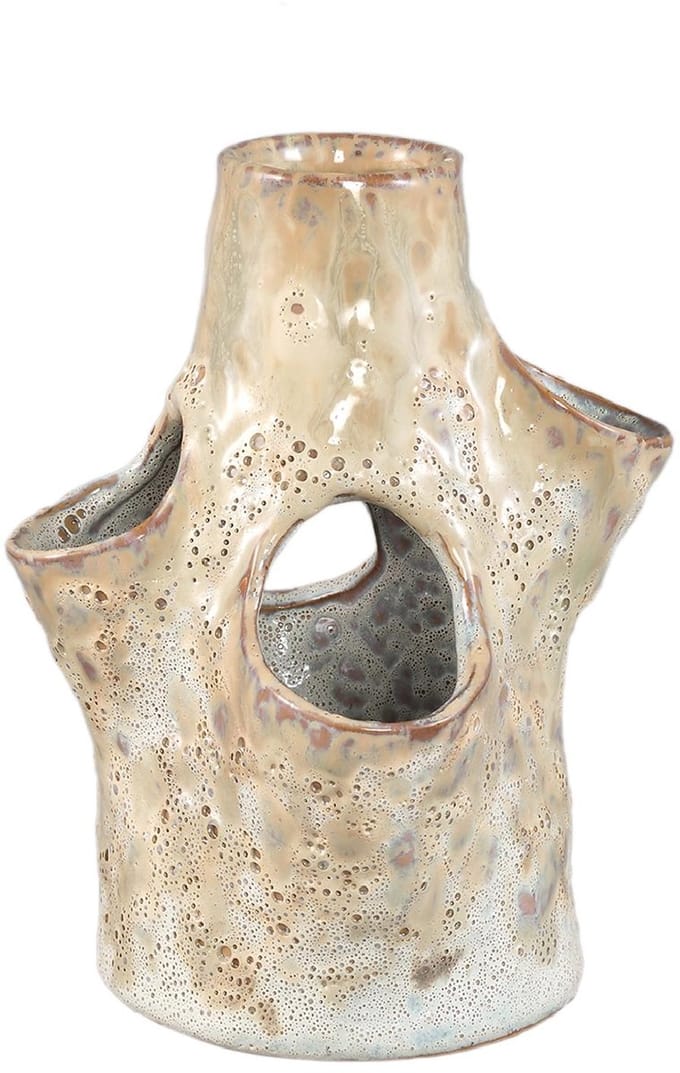PTMD - Vaas Marshali - Beige - 14x13.5x18cm