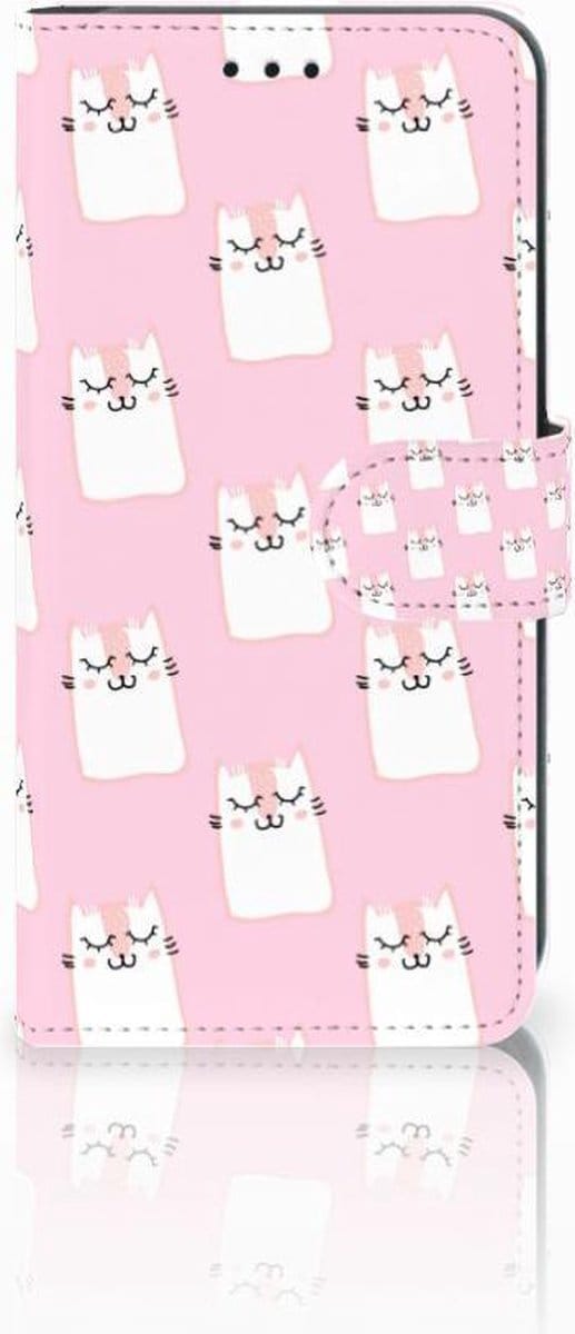 Xiaomi Mi A2 Lite Telefoonhoesje met Pasjes Sleeping Cats