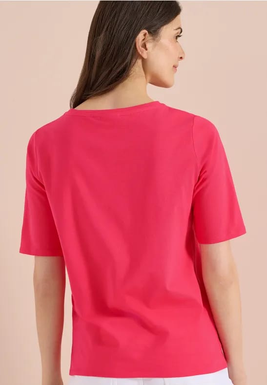 Basic Shirt met boothals
