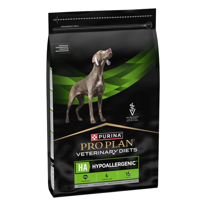 Purina Pro Plan Veterinary Diets - HA Hypoallergenic hondenvoer - Dubbelpak: 2 x 7  kg