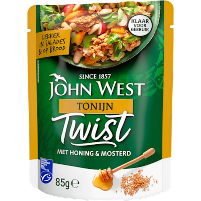 Tonijn Twist Honing & Mosterd