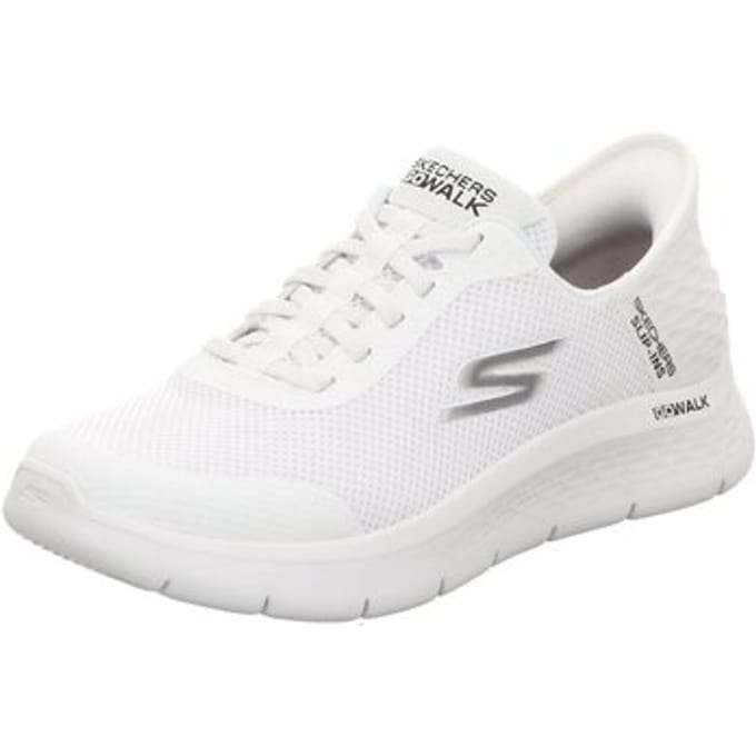 Skechers GO WALK FLEX - HANDS UP Heren Instappers - Wit