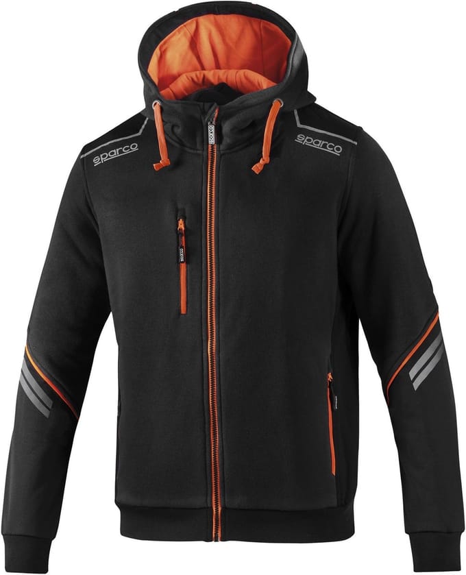 Sparco Full Zip Colorado Hoodie - Zwart